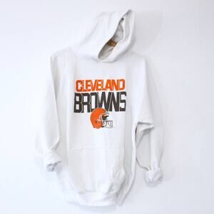 Vintage Cleveland Browns Football Hooded Sweatshirt XL